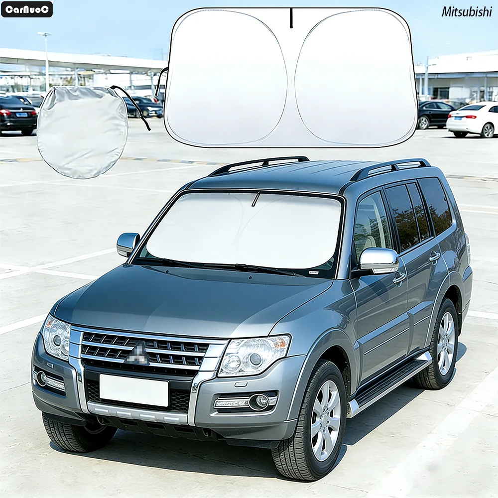 

Car Windshield Sun Shade For Mitsubishi Pajero 2010-2021 Sunshade Sun Visor Protector UV Heat Shield