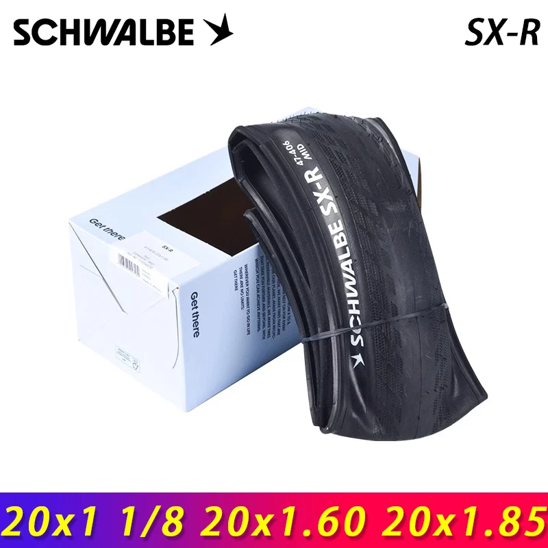 SCHWALBE Original SX-R 20x1.60/20x1.85/20x1 1/8 Folding Tire for BMX Bike Small Wheel Folding Bicycle Cycling Parts