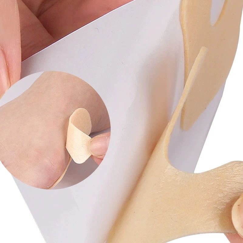 U-Shaped Felt Callus Pads for Rubbing on Shoes Reduce Foot and Heel Pain Prevent Blister Self-Stick Pedi Cushions
