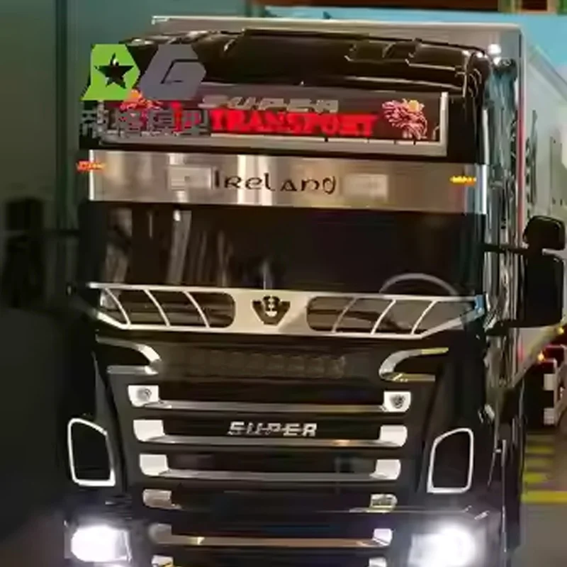 Logotipo a prueba de explosiones Net V8 Super decoración para 1/14 Tamiya RC camión remolque volquete Scania R470 R620 770s R730 accesorios de coche