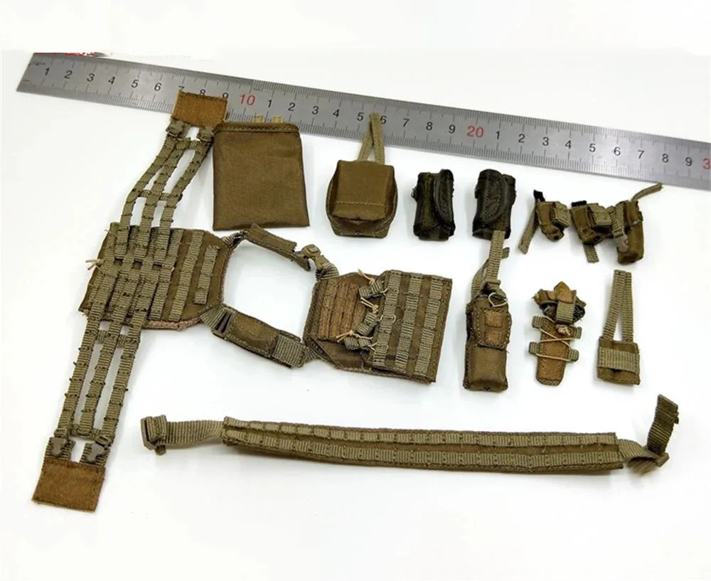特殊兵士チームの操作ユニット,ハンギングチェスト,ベストバッグ,マルチバッグ,12インチのアクションフィギュアのモデル,簡単でシンプル,ES 26043a,DIYおもちゃ,1:6