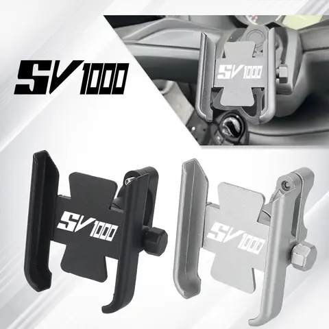 Motorcycle Accessories Handlebar Mobile Phone Holder GPS Stand Bracket For SUZUKI SV1000 SV1000S SV 1000 S 2003-2007 2006 2005