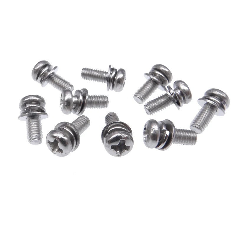 

M3*8 Stainless Combination Screw Phillips Pan Head SEMS Screw With Washer