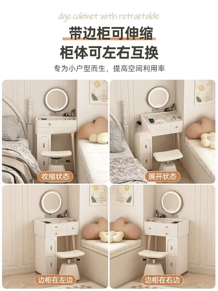 French Stretch Desk Computer Desk Integrated Nordic Small Bedroom Office Table Home