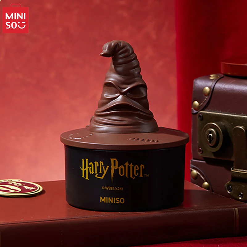 MINISO Harry James Potter Sorting Hat Storage Box Movie Peripheral Desktop Sorting Box Children's Toy Model Birthday Gift