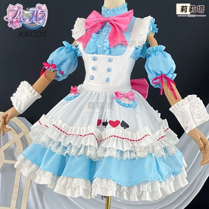 

Anime Pripara Manaka Laala Cosplay Costume Uniform Halloween Carnival Party Christmas Play Role Clothes Clothing Wig KKCos