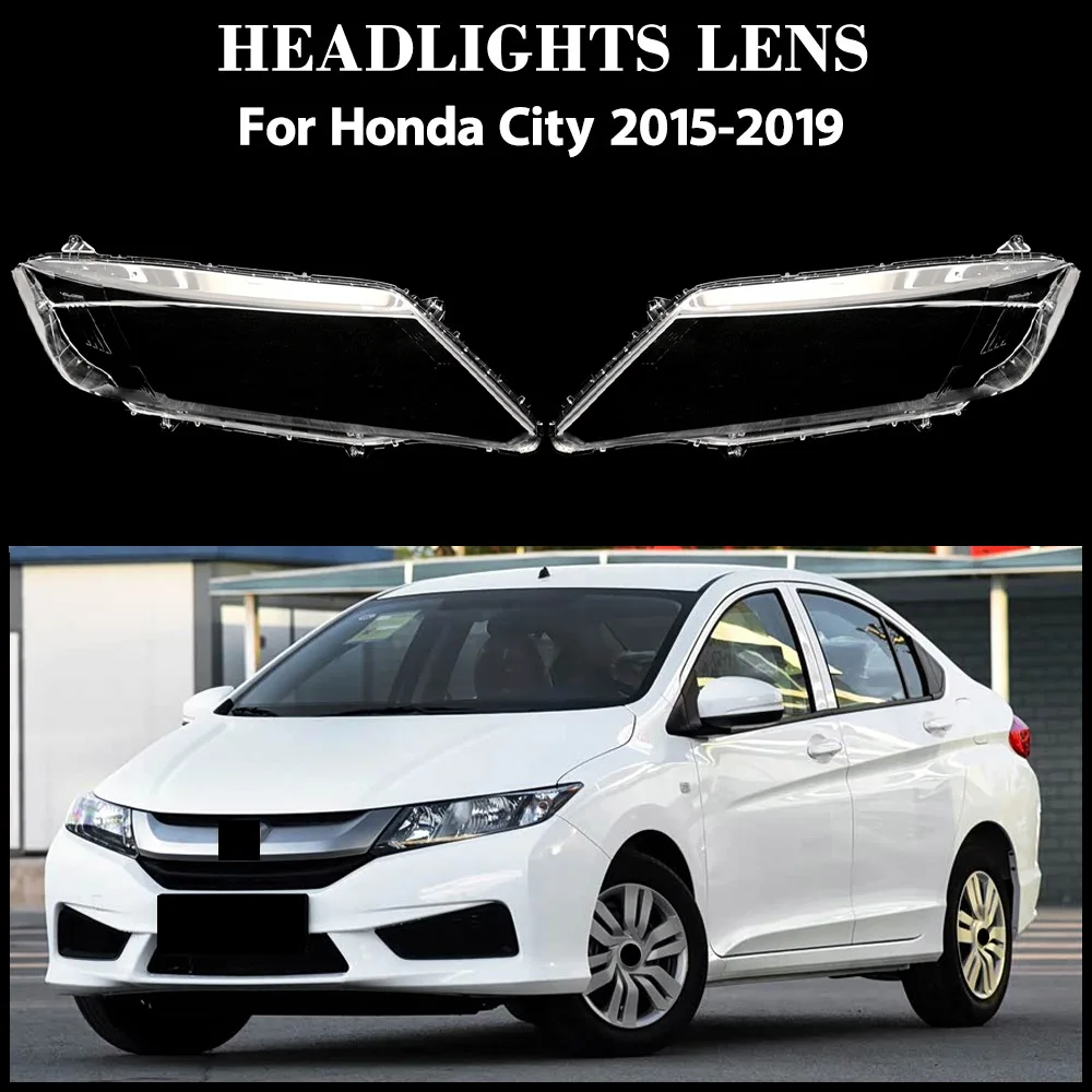 

Для Honda City 2015-2019 крышка передней фары прозрачная маска корпус фары замена оригинального абажура из плексигласа