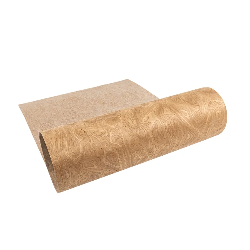 Elm Burl Reconstituted  Engineered wood veneer, 0.3mm, 250x58cm, For Logo Backdrop & Piano Soundboard.(Backing Non-woven Fabric)