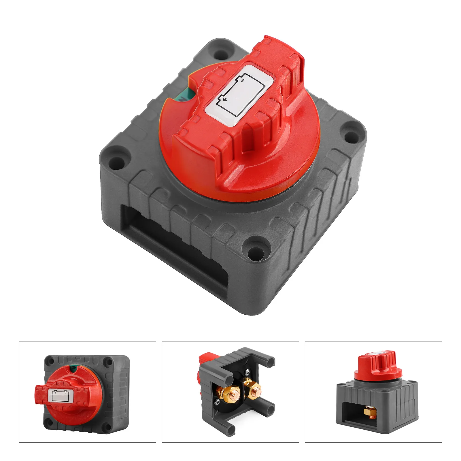 

12V/24V 300AMP Battery Switch Battery Disconnect Switch Knob Switch Power Switch Main Battery Switch Brass Silver Plated Stud