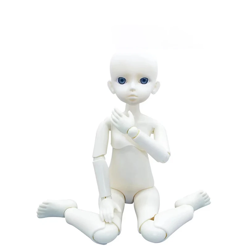 1/6 Bjd Doll Mechanical Joint Body Naked Doll 30cm Practice Makeup Doll Kids Girls Doll Toy Gift Buy Doll Get Free Gesture