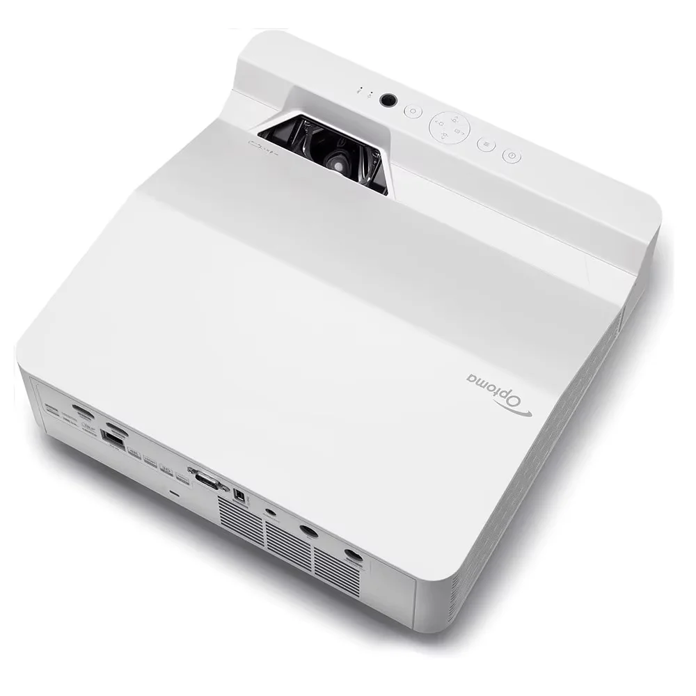 Optoma GT3500HDR Ultra Short Throw Home Theater Laser Projector with 3800 Lumens Full HD 1080p 30000:1 Contrast 3D 4K HDR Input