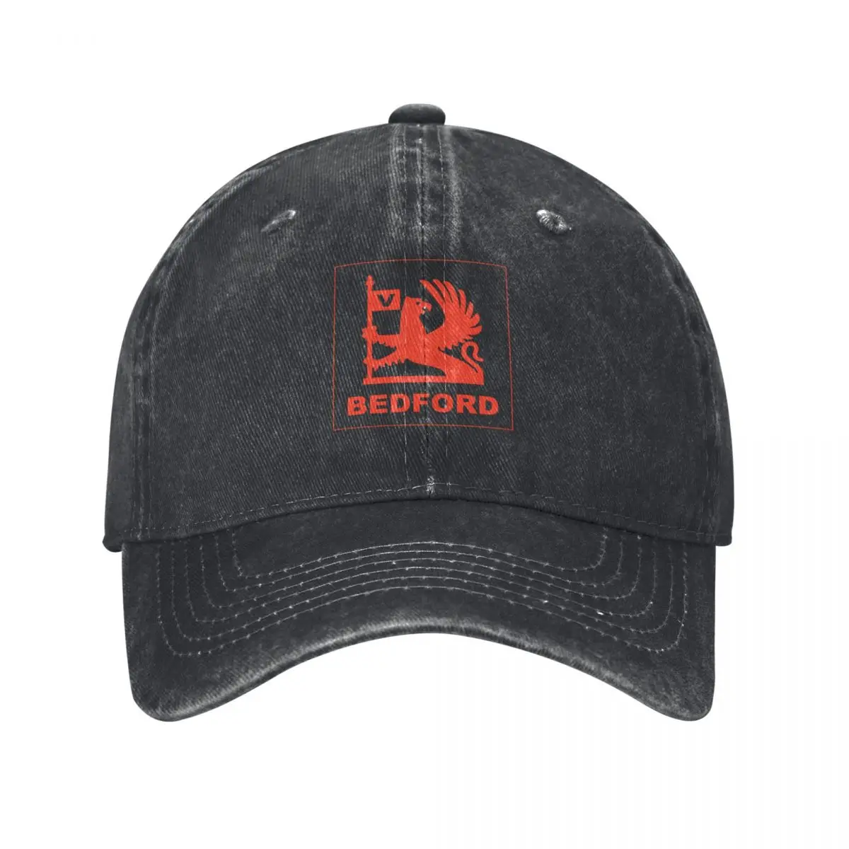 

Retro Bedford trucks emblem - Bedford red print Baseball Cap fishing caps man Snap Back Hat Men Women's