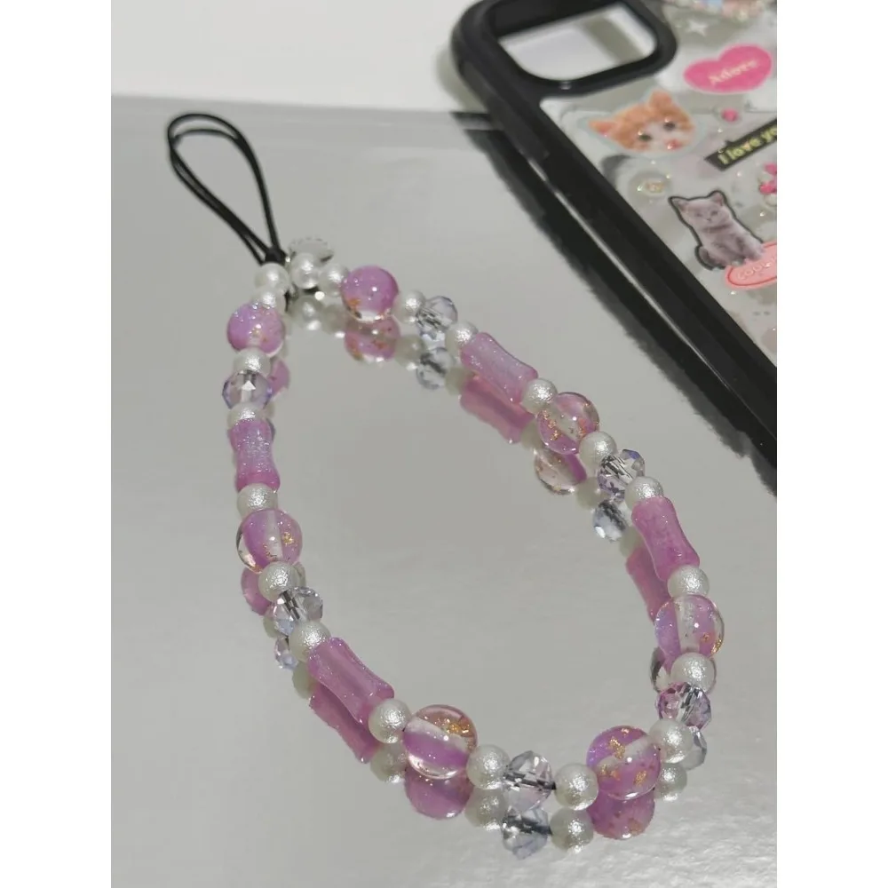 Drawwind سحر الهاتف مطرز السوار حزام العالمي الهاتف الخليوي الحبل لطيف سوار شريط للرسغ مطرز سلسلة سلسلة اليدوية أ