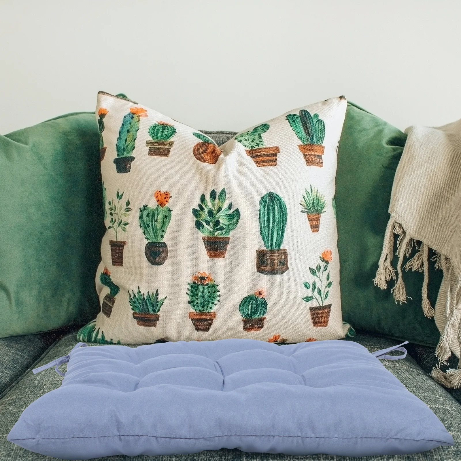 

Thickened Seat Cushion High-Density Cotton Breathable Rocking Chair Pad For Living Room Bedroom Patio Outdoor Use Home