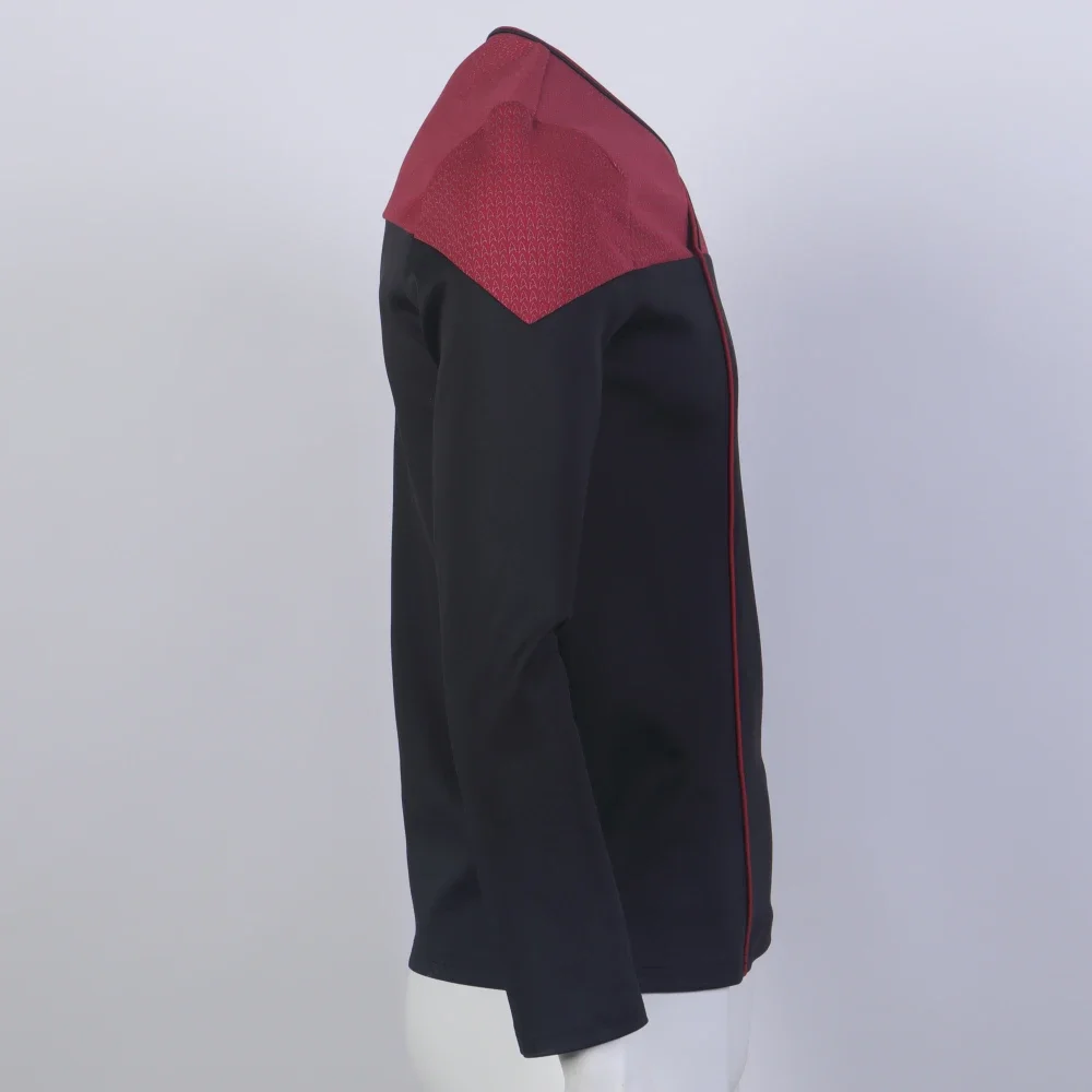 Uniforme rojo de Star Picard 2 para Cosplay, camisa azul y dorada de la flota estelar, accesorios para fiesta de Halloween