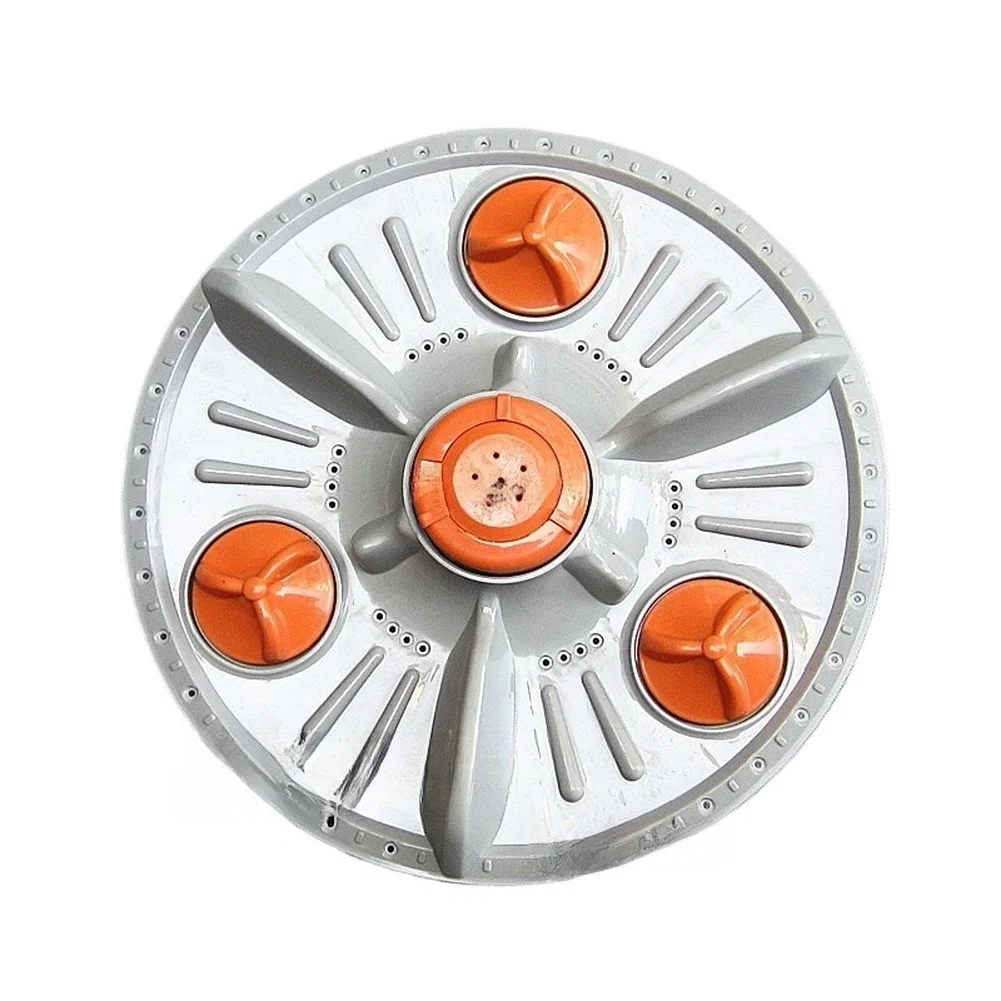 Replacement Washing Machine Agitator 32.5cm Diameter Featuring 11 Tooth Rotating Plate and Plastic Construction