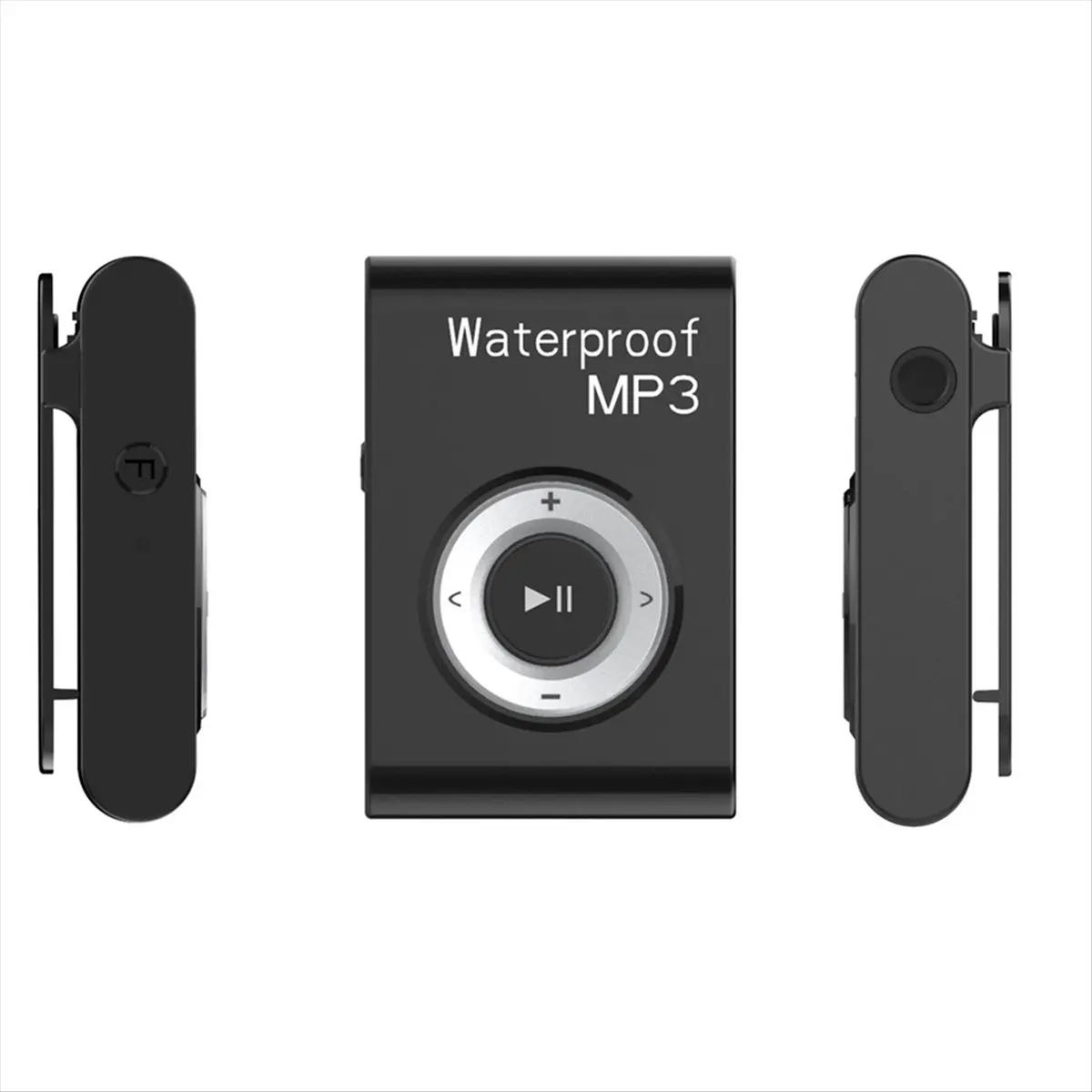 DT81 IPX8 Sports Waterproof MP3 Music Player Diving Surf Swimming MP3 Mini Clip MP3 Player FM Radio Waterproof Headphone A