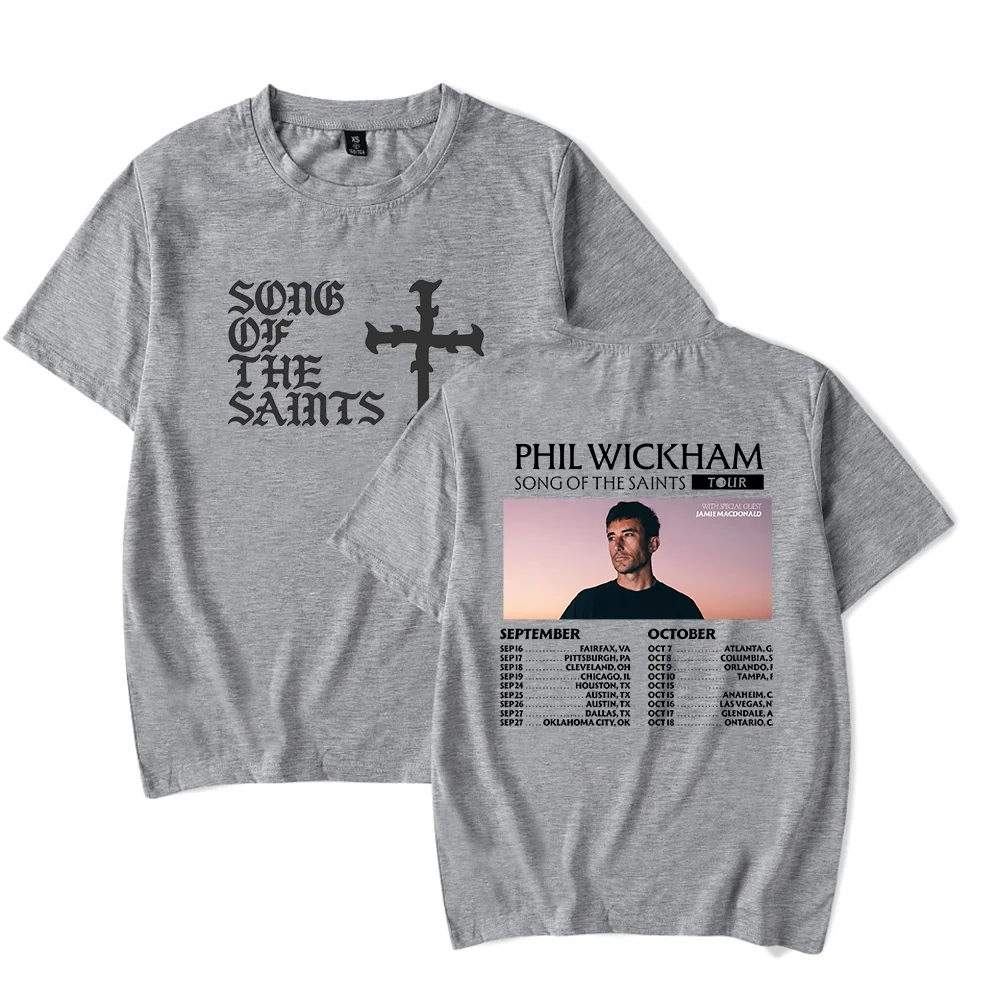 Phil Wickham Song of the Saint Tshirt 2026 New Merch Cool Print Tops for Men and Women Streetwear