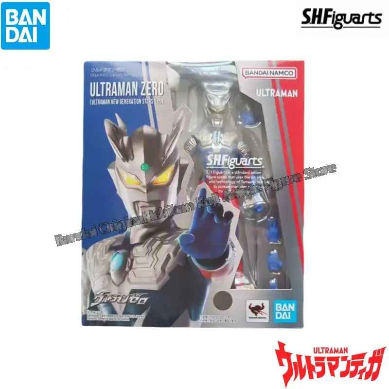 

Bandai In Stock Model Doll Brand New Boxed Anime Characters Ultraman Shf Ultraman Zero Original Garage Kit Collectible Statue