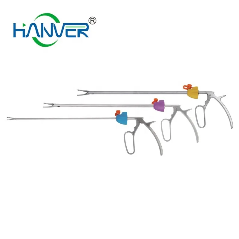 Laparoscopic Instruments Bioabsorbable Ligating Clip Applier Polymer Ligation