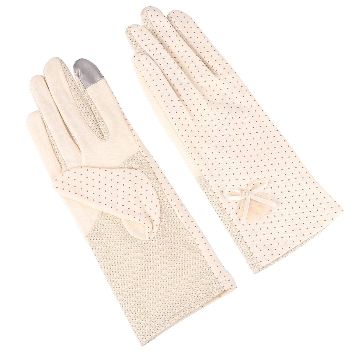 

Screen Sunscreen Gloves Fingerless Women Hand Protection Costume Supplies Dress
