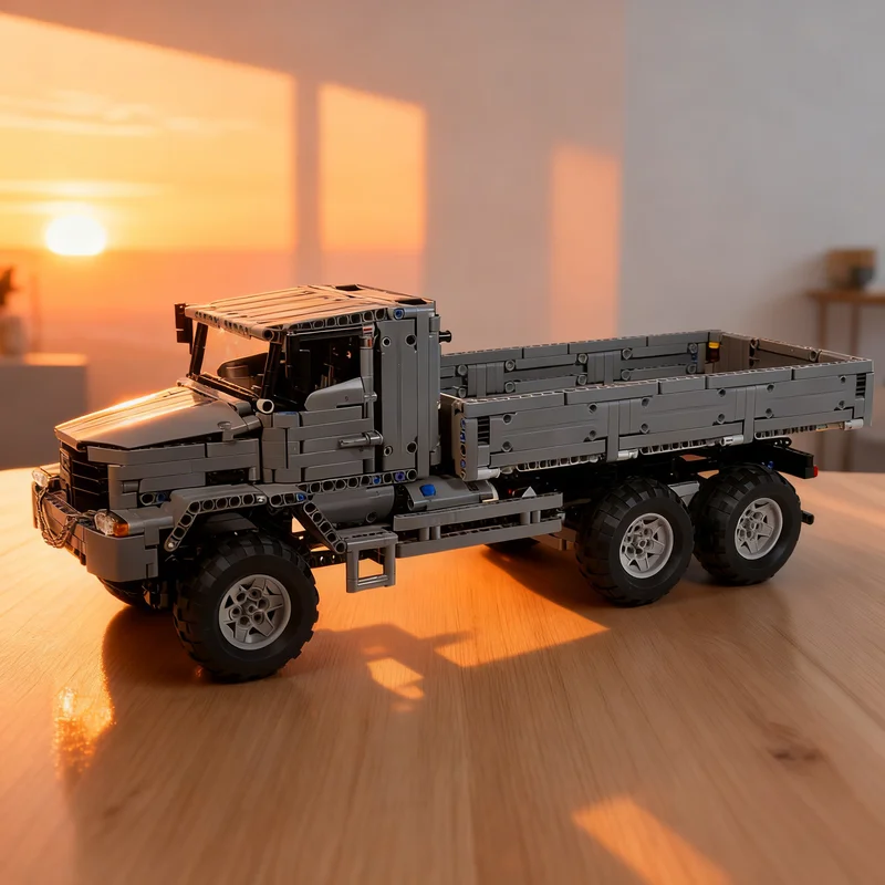 

2116pcs MOC 6x6 Offroad Truck Technical Model Building Blocks Construction Christmas Gifts Toy Creative DIY Idea Assemble Kids