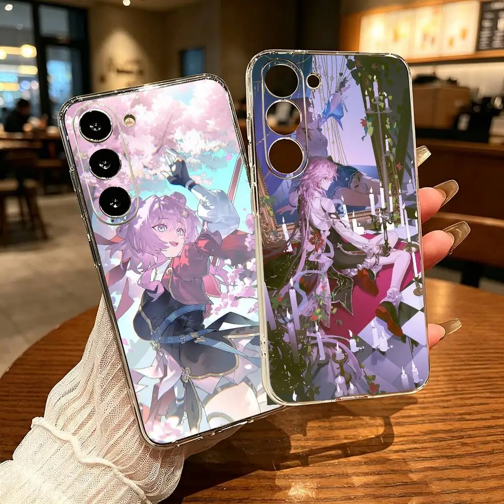 M-March 7th HSR  Transparent Phone Case for Samsung A10 12 20 21S 30 31 40 50 51 52 70 71 Cover