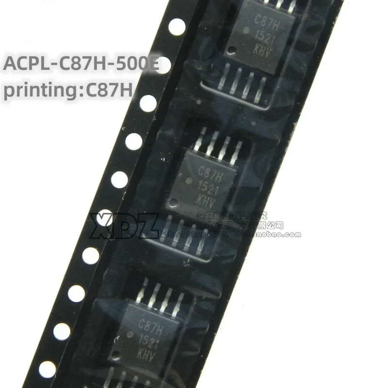 5pcs/lot ACPL-C87H-500E ACPL-C87H Silk screen printing C87H SOP-8 package Original genuine Optocoupler chip