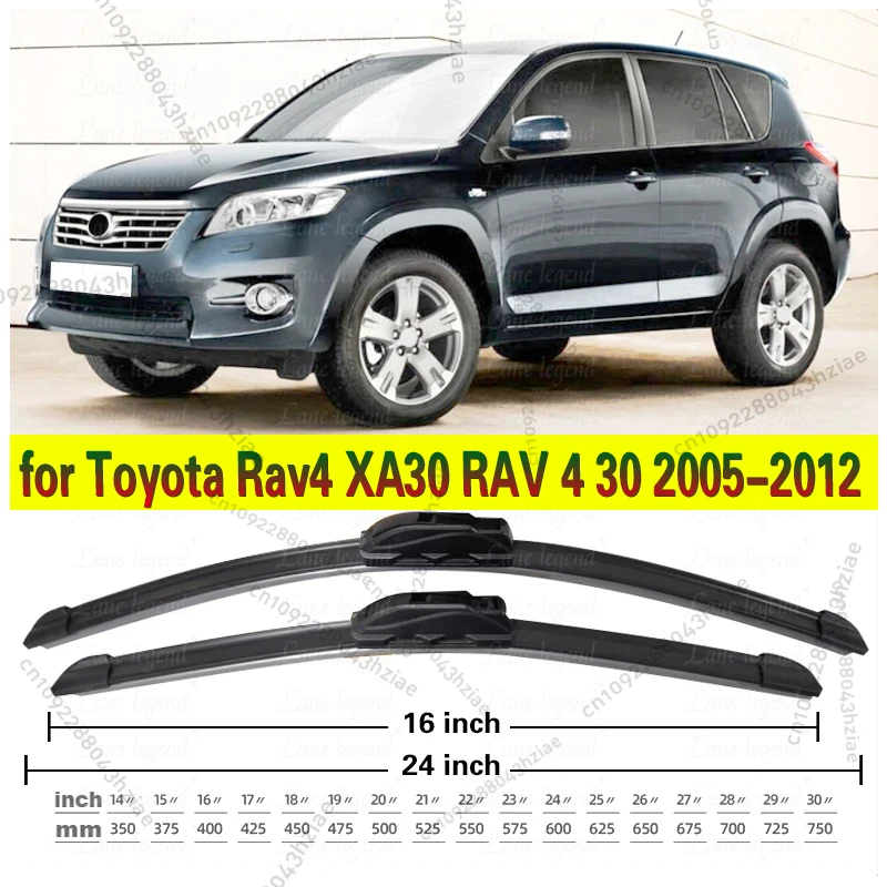 

Щетка стеклоочистителя автомобиля для Toyota Rav4 XA30 RAV 4 30 2005-2012 2007 2008 2009 2011, щетки для переднего лобового стекла, автомобильные аксессуары