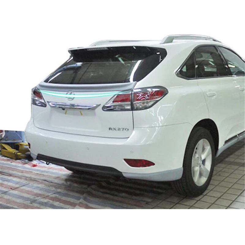 For Lexus RX Series Rear Tail Lights Spoiler Accessories RX270/350/450h Trunk CAR Window Lip WING ABS Material 2009-2015