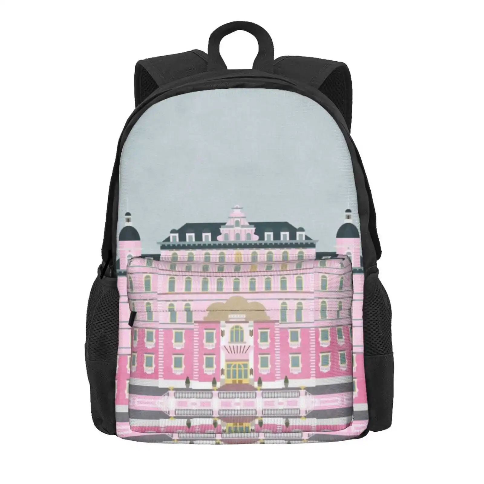 Grand Budapest Hotel Hot Sale Schoolbag Backpack Fashion Bags Grand Budapest Hotel Wes Anderson Film Art Movie Art Minimalist