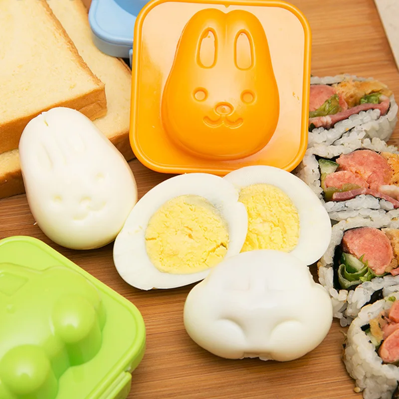 1 Pcs Boiled Egg Mold Cute Cartoon DIY Egg Ring Mould Bento Maker Cutter Decoratin Rice ball Kitchen Accessories For kitchen