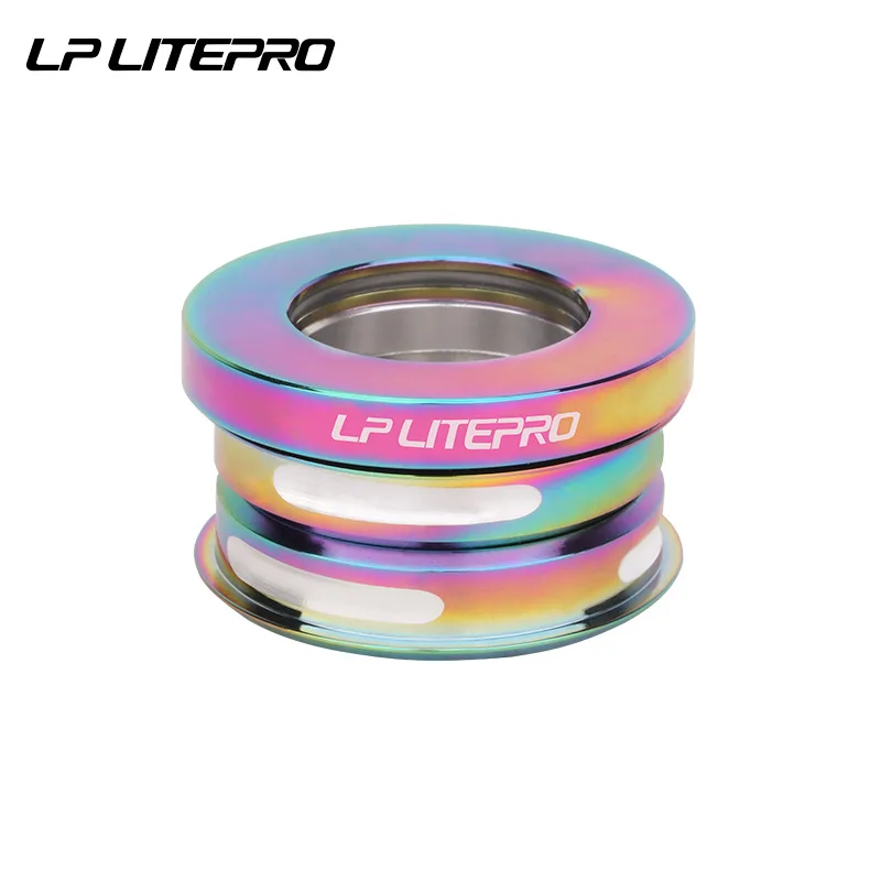 

LP Litepro-Folding Bike Headset, Built-in Stainless Steel Bearing, Bicycle Accessories, Aluminum Alloy