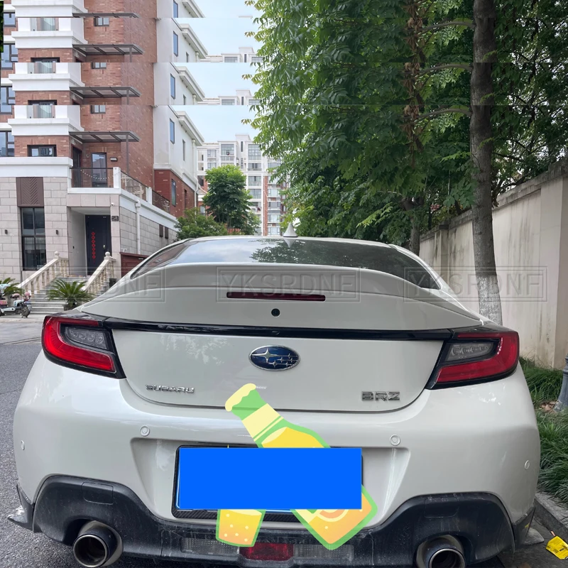 New Design 2022 To Up For TOYOTA ZA86 GR86 Subaru BRZ Spoiler Rear Trunk Wing High Quality ABS By Glossy Black Carbon Fiber