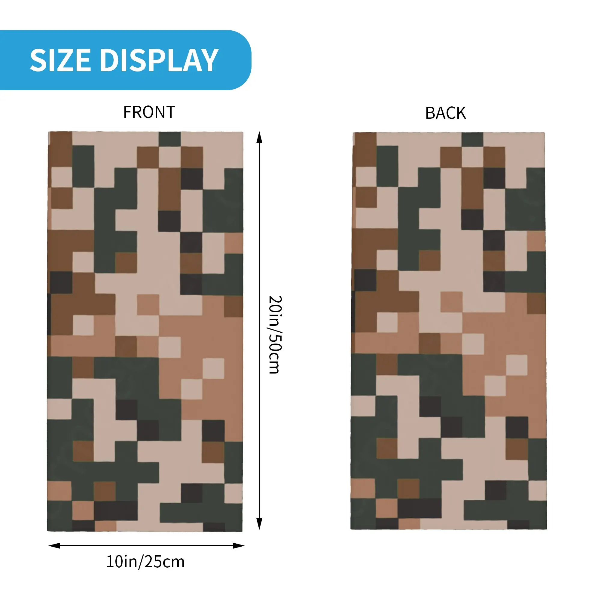 Blurry (1) Bandana Gaiter Club Digital Camouflage  Wrap Scarf  Cycling Riding Unisex Winter  Neckerchief