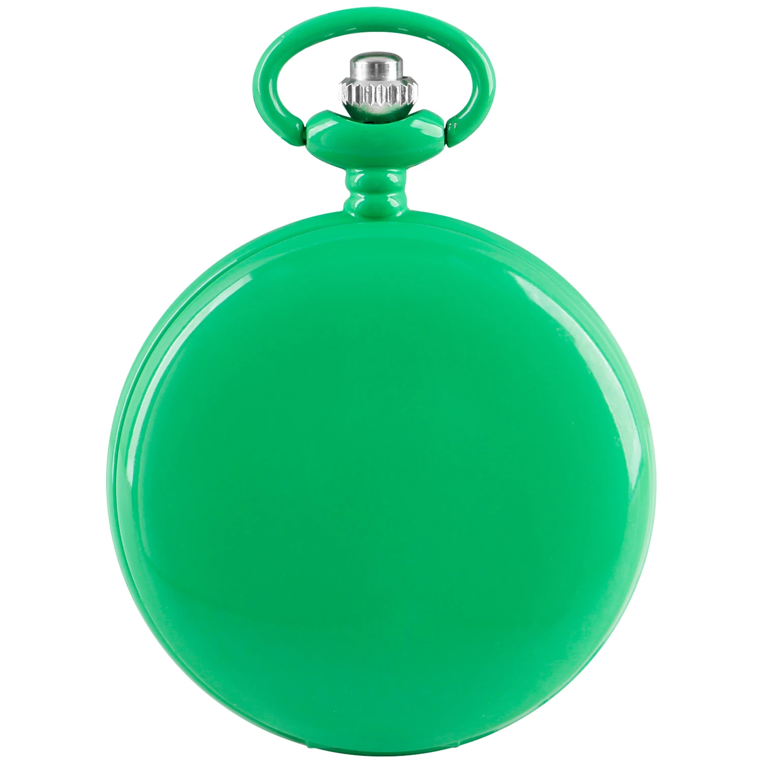 Relógio de Bolso Quartzo Digital para Homens e Mulheres, Macaron Verde, Romano, Vintage, Requintado Colar, Jóias Presente, Estudante, Moda