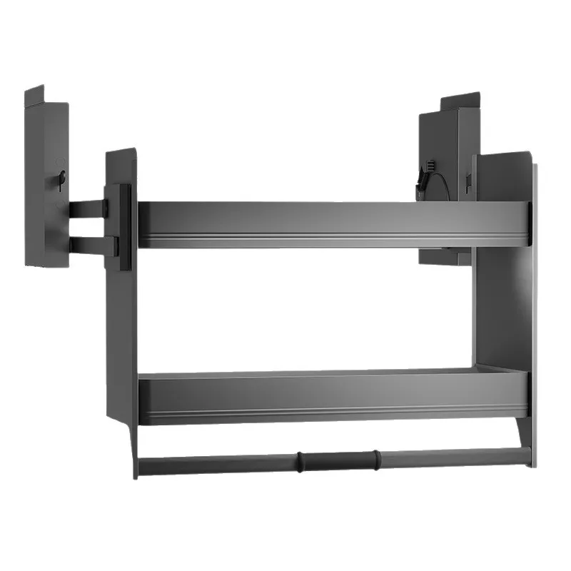 

Kitchen hanging cabinet lift basket Open door drop-down shelf Cabinet up and down buffer seasoning lift basket