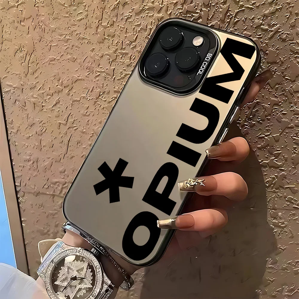 Rap Playboi Carti Phone Case O-Opium For iPhone 16e 16 15 14 13 12 11 mini Pro Max X XR XSMAX 8 7 Plus Anti Fall Matte Cover - náhled 2