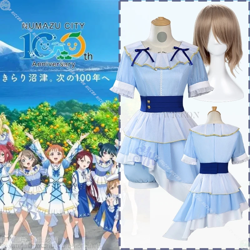

Плащ Nebula Watanabe You Lovelive Sunshine Aqours Numazu, костюм аниме на 100-летие, платье Sweet Lolita, индивидуальный заказ на Хэллоуин