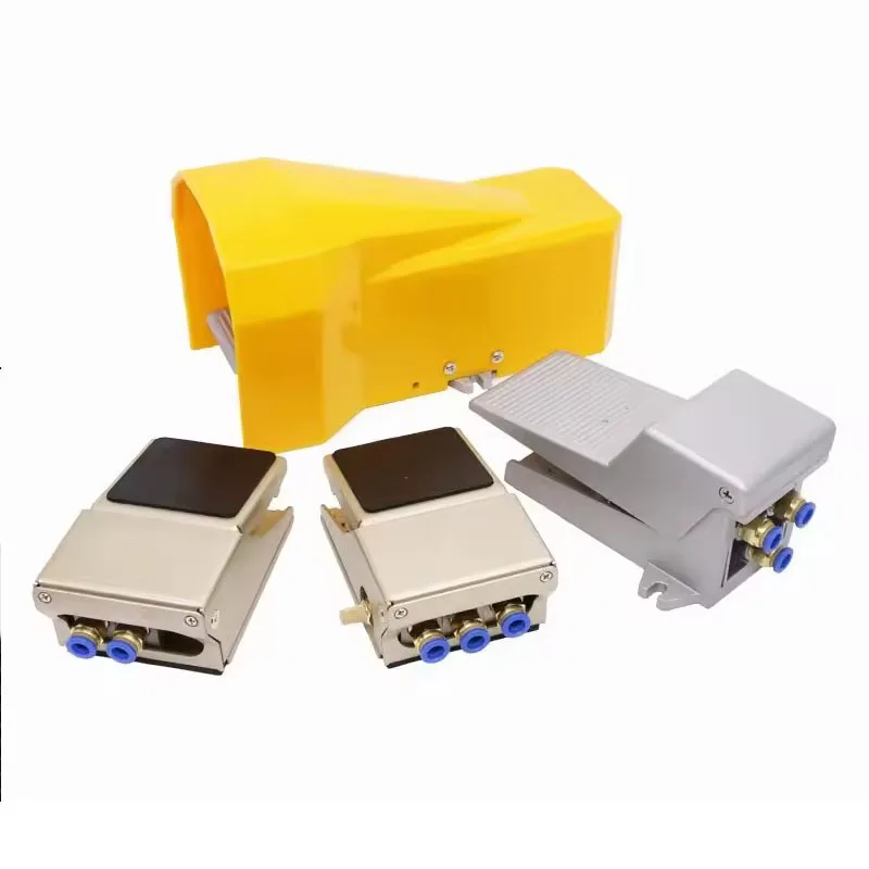 Pneumatic Foot Pedal Valve 4F210-08 FV320 FV420 4F210-08L/G Foot Switch Cylinder Air Exchange Directional Control Valve Tool