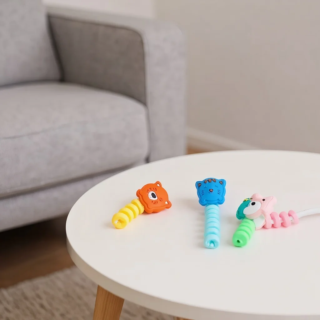 

Cute Cartoon Animal Bite Cable Protector, Mini Charging Cord Cover, Phone Cable Protector