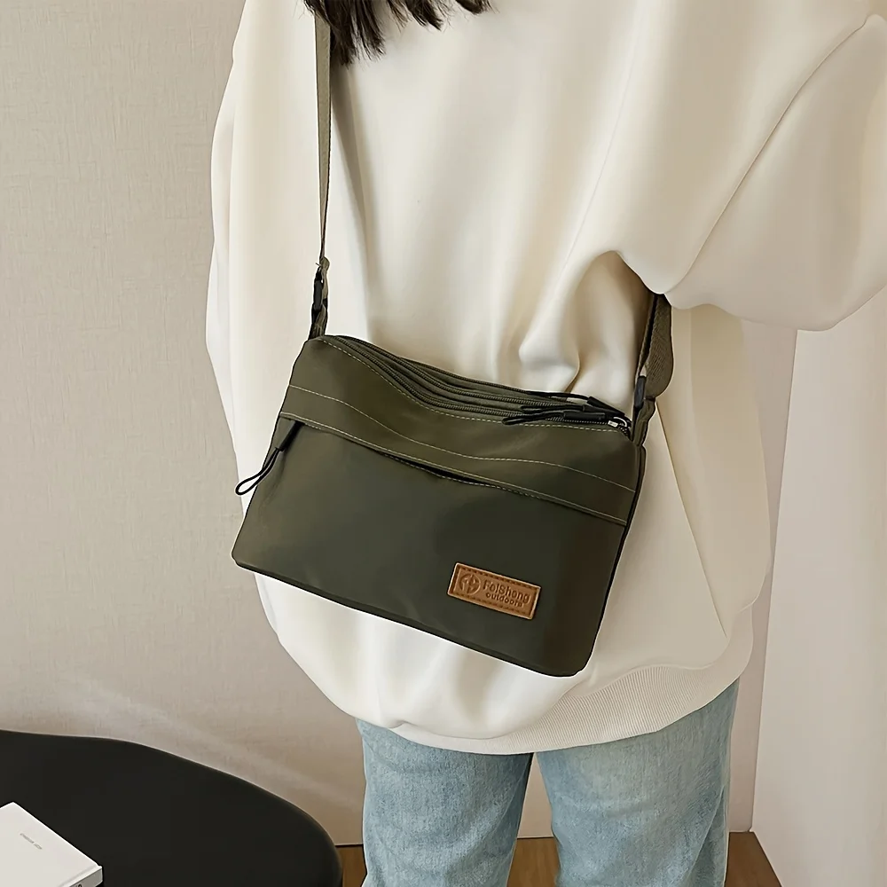 Borsa a tracolla singola con design di nicchia Borsa a tracolla di grande capacità per pendolari alla moda femminile Borsa a tracolla femminile con personalità casual Ba