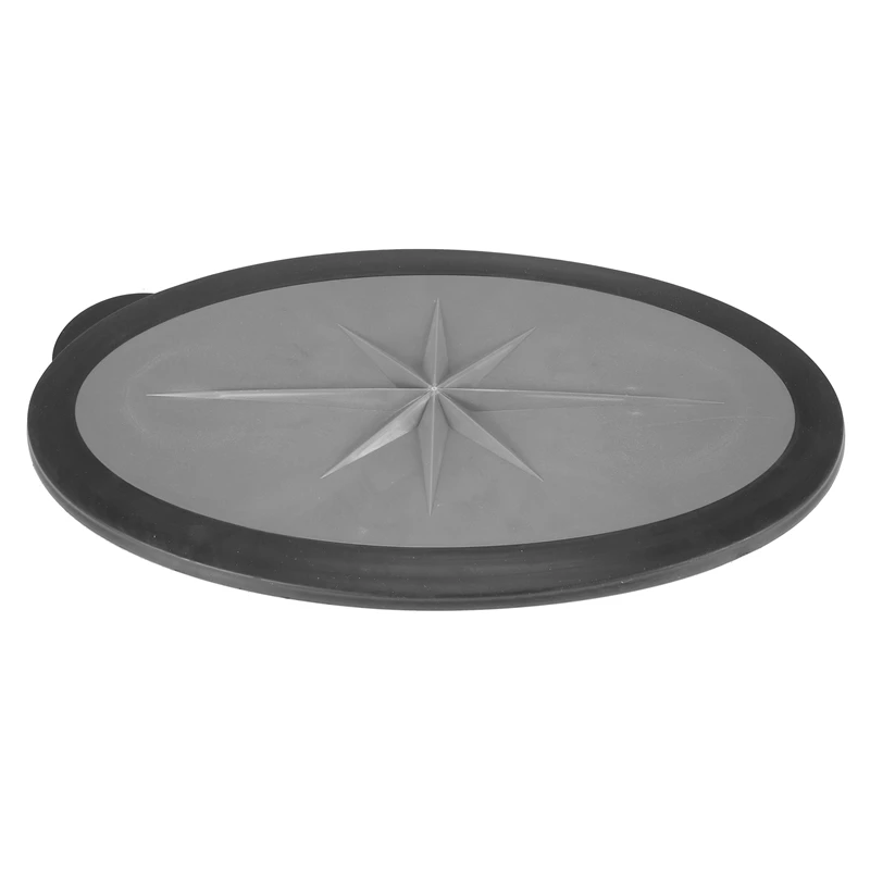 Kayak Hatch Cover Kayak Rowing Boat Deck Plate Kayak Boat Deck Hatch Cover Waterproof Kayak Boat Accessories,Gray