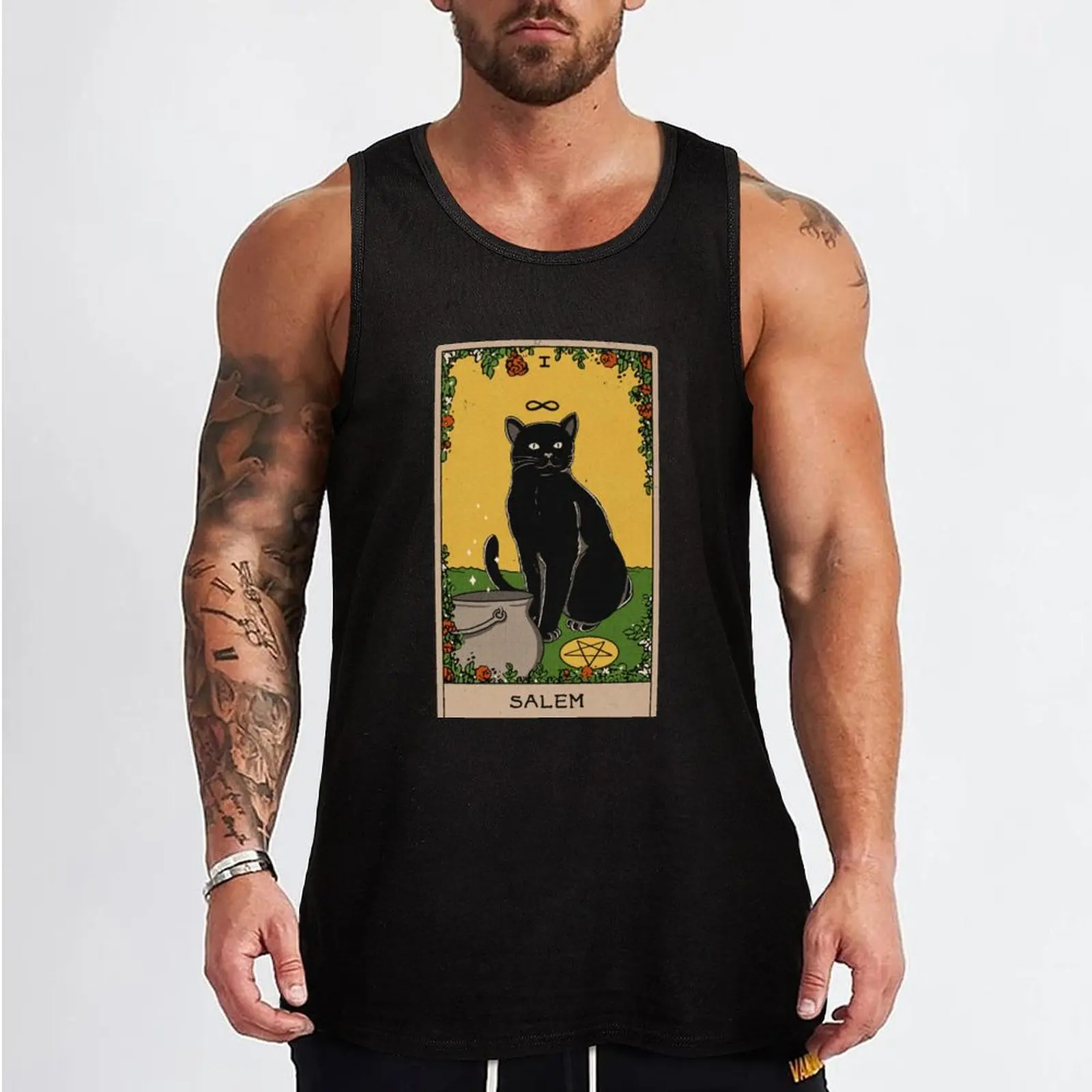 Salem Tank Top Men's t shirt basketball anime t-shirts men clothing