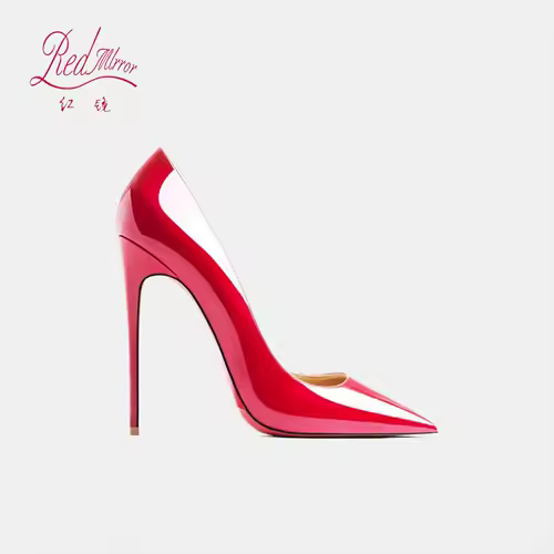 Black Women's elegant high heels Red Shiny Bottoms Luxury Brand Women heels 2025 trend Pointed Toe Sexy Party Pumps shoes Women - Image 23
