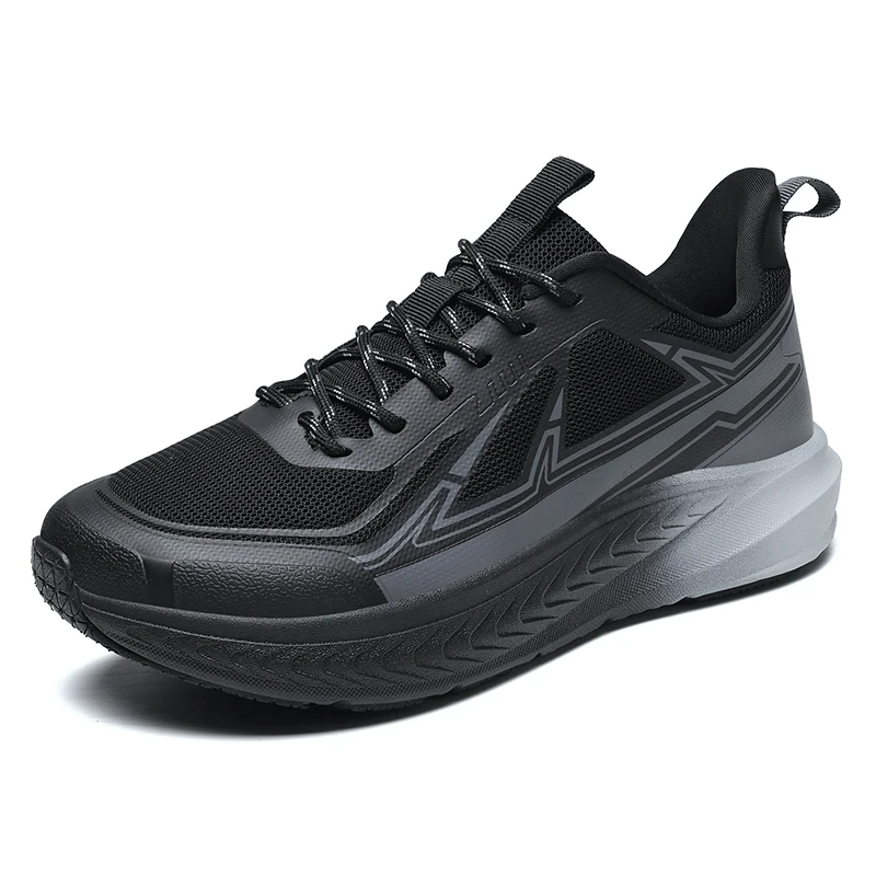 

Lightweight Comfortable Wide Foot Men's Running Shoes Dad Sneakers Casual Sports Shoes Easy to Wear Slip-On Ankle High