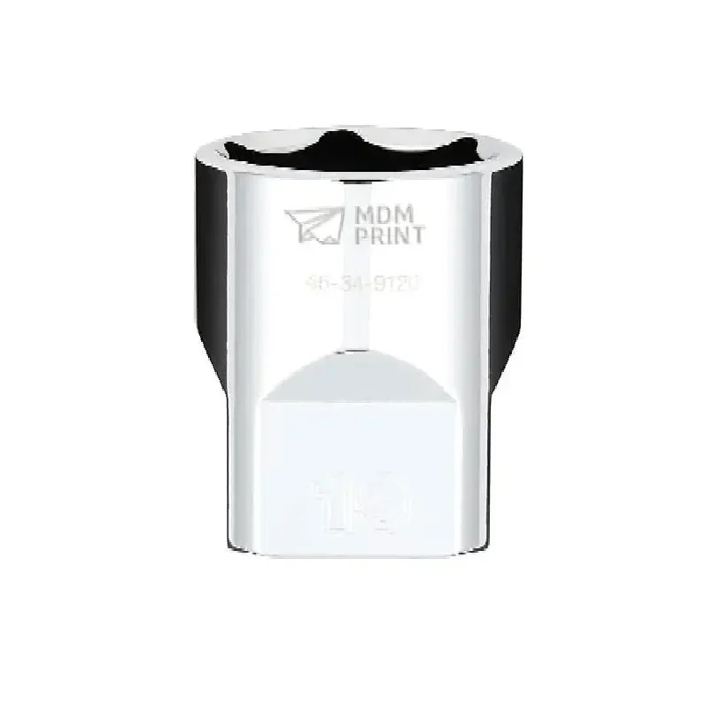 

1/2 in. Drive 19mm Metric 6-Point Socket with FOUR FLAT Sides