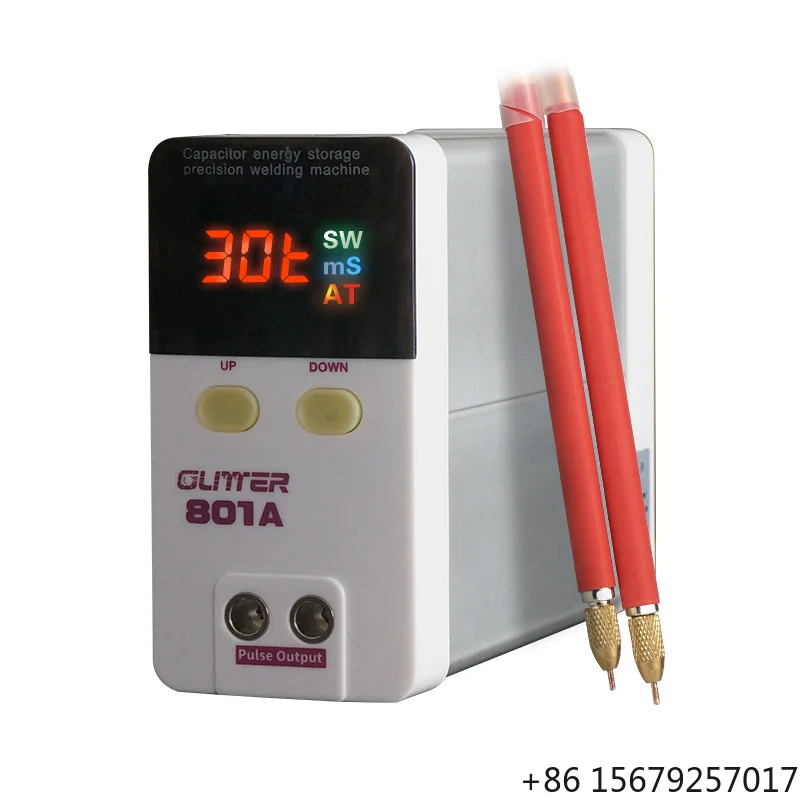 GLITTER 801A 9900W Capacitor Energy Storage Battery Spot Welder Small DIY18650 Handheld LithiumBattery Spot Welding Machine