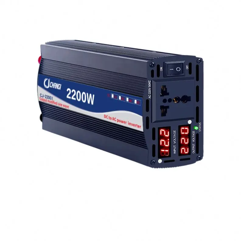 12v 220v 1000W 1500W 2000W Portable voltage Car power inverter