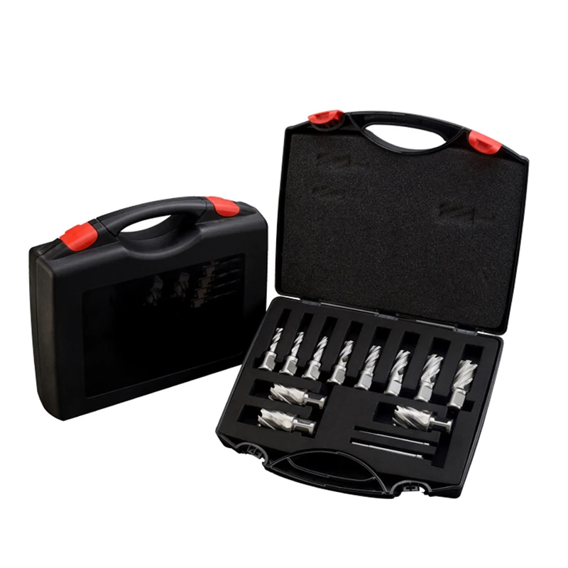 New Arrival    Tool Kit Set  Wrench Annular Cutter HSS Drilling Bit Complete Magnetic Drill Accessory Kit